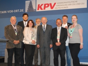  Die Vertreter der Kommunalpolitischen Vereinigung der CDU Sachsen-Anhalt mit dem KPV-Ehrenvorsitzender Peter Götz MdB (5.v.l.)
