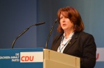 Die stellv. KPV- und CDU-Landesvorsitzende Heike Brehmer MdB spricht auf dem Landesparteitag